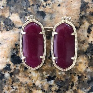 Kendra Scott Earings- Danielle- Maroon